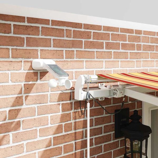 vidaXL Tenda Retrattile Giallo e Arancione 500 &times; 300 cm