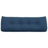 vidaXL Cuscino per Schiena Blu 140 x 24 x 50 cm Tessuto