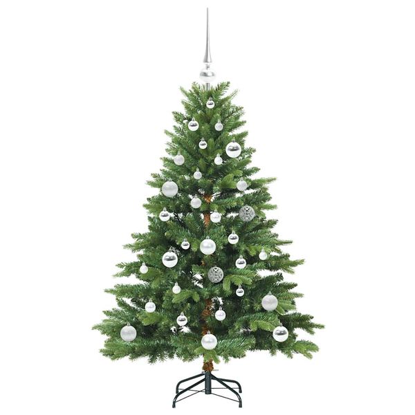 vidaXL Albero di Natale artificiale con 150 LED Verde 120 cm PE e PVC