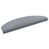 vidaXL Tappetini per scale autoadesivi 15 pcs Grigio chiaro e blu