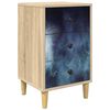 vidaXL Armadio da Notte RAALTE Rovere Sonoma 36 x 33 x 60 cm