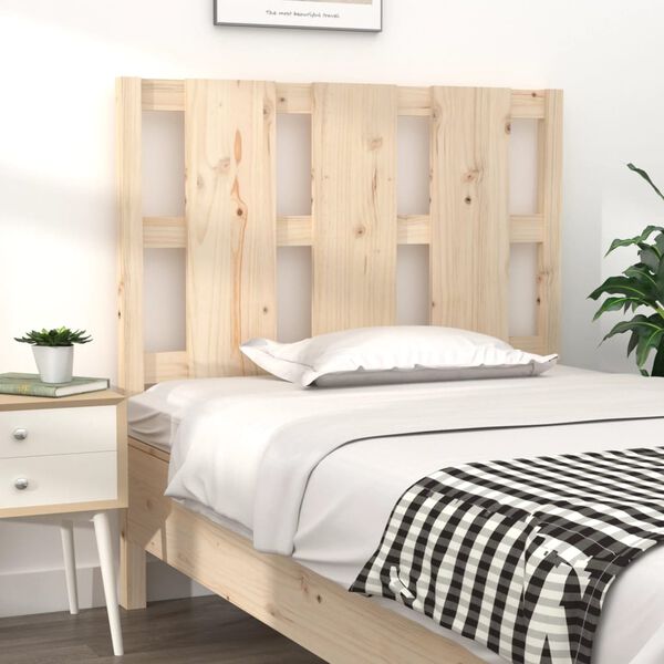vidaXL Testiera per Letto 95,5x4x100 cm Legno Massello di Pino