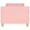 vidaXL Struttura letto bambini con testata Rosa 80 x 160 cm