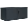 vidaXL Armadio Classificatore Antracite 90x40x40 cm in Acciaio