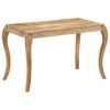 vidaXL Tavolo da Pranzo in Legno Massello di Mango 118x60x76cm