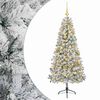 vidaXL Albero di Natale artificiale con palline 120 cm 150 LED