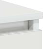 vidaXL Scrivania Bianco Lucido 90x45x76 cm in Legno Multistrato