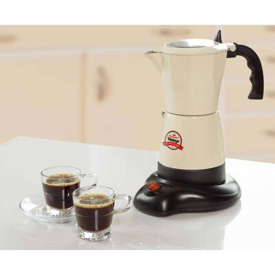 Bestron Macchina per Caffè Espresso AES500RE 6 Tazze 480 W Bianca
