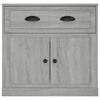 vidaXL Credenza Grigio Sonoma 70x35,5x67,5 cm in Legno Multistrato