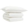 vidaXL Set di piumone e cuscini 2 pz 150x200 cm 4 stagioni 140+220 GSM