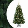 vidaXL Albero di Natale artificiale con palline 120 cm 150 LED