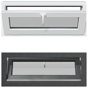vidaXL Finestra per Soffitta RISOR 100 x 40 cm PVC e Vetro