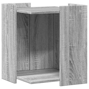 vidaXL Recinto Lettiera Gatti Grigio Sonoma 60x40x40 cm in Truciolato