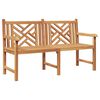 vidaXL Panchina da giardino 150 x 60 x 90 cm Legno di teak solido