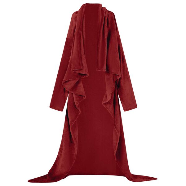 vidaXL Felpa coperta Rosso Bordeaux Flanella