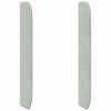 vidaXL Orecchia della Testata Grigio chiaro 80 x 16 x 4 cm Velluto