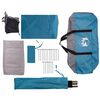 vidaXL Tenda da Campeggio a Cupola per 9 Persone Blu Impermeabile