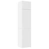 vidaXL Mobile Sottile Bianco 50x42,5x225 cm in Truciolato