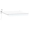 vidaXL Tettuccio Elettrico Retrattile Bianco 3 x 2,5 m
