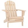 vidaXL Sedia da Giardino Adirondack con Tavolino in Legno Abete