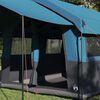 vidaXL Tenda Familiare con tetto Blu e Grigio 324 x 255 x 230 cm