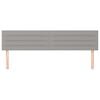 vidaXL Testiera 2 pz Grigio Chiaro 80x5x78/88 cm in Tessuto