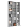 vidaXL Mobile Porta CD Grigio Sonoma 102x23x177,5 cm Legno Multistrato