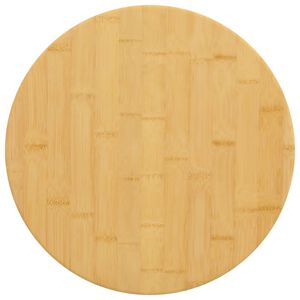 vidaXL Piano del Tavolo &Oslash;30x1,5 cm in Bamb&ugrave;