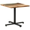 vidaXL Tavolo da Bistrot Quadrato 80x80x75 cm in Massello di Recupero