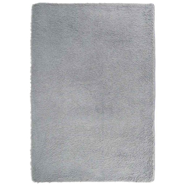 vidaXL Tappeto Shaggy a Pelo Lungo NAVARRA Grigio Chiaro 200x290 cm
