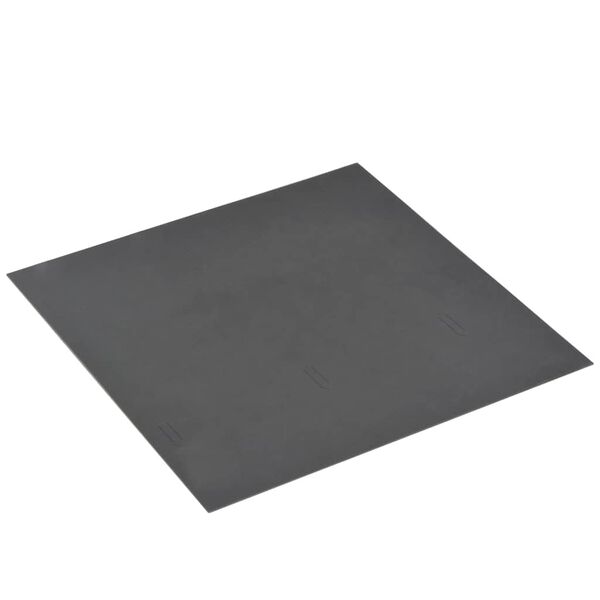 vidaXL Listoni Pavimenti Adesivi 20 pz in PVC 1,86 m² Marmo Nero