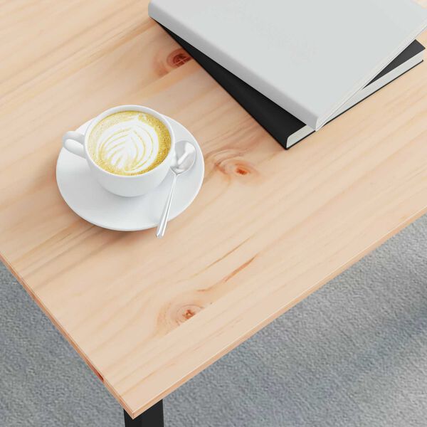 vidaXL Tavolino da salotto Naturale 60 x 50 x 36 cm Pino massello