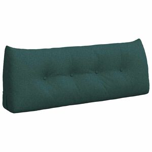 vidaXL Cuscino per Schiena Verde Scuro 120 x 24 x 50 cm Tessuto
