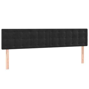 vidaXL Testiera Nera 160x5x78/88 cm in Velluto
