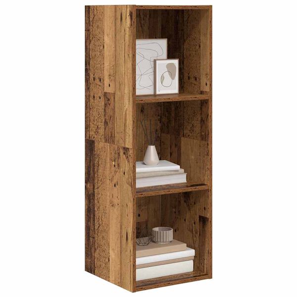 vidaXL Set mobile TV Legno vecchio 37 x 37 x 107 cm Legno multistrato