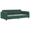 vidaXL Divano Letto con Letto Estraibile Verde Scuro 100x200cm Velluto
