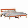 vidaXL Struttura del letto Marrone 180 x 200 cm Legno massello di pino