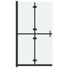 vidaXL Parete per Doccia Walk-in Pieghevole in Vetro ESG 110x190 cm