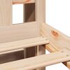 vidaXL Letto Libreria senza Materasso 135x190 cm in Legno di Pino
