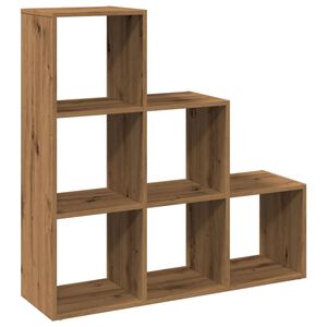vidaXL Libreria Divisorio 3Piani Rovere Artigianale 99x29x99Truciolato