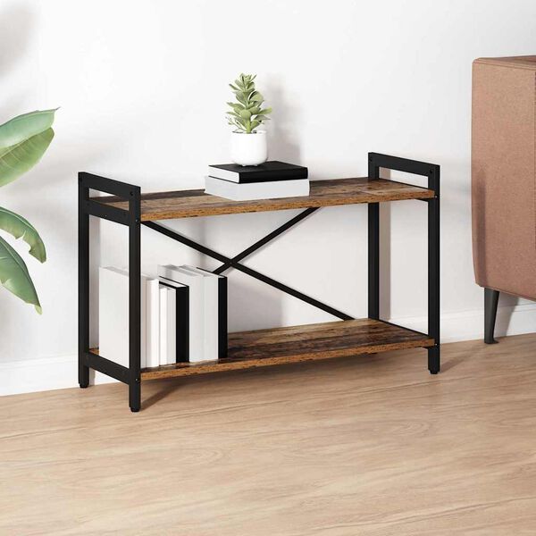 vidaXL Libreria Legno vecchio 40 x 30 x 85 cm Legno multistrato