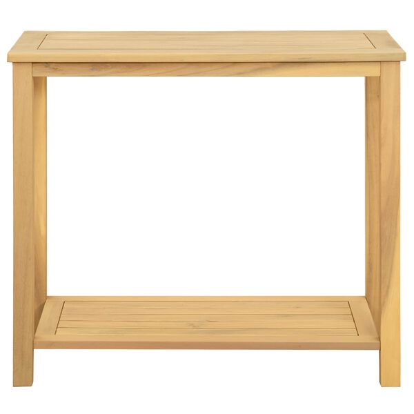 vidaXL Tavolo Consolle da Giardino 80x35x75cm Legno Massello di Acacia