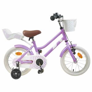 vidaXL Bicicletta per Bambini 16 Pollici per bambini di 4-6 anni Viola