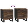 vidaXL Armadio da Notte 2 pcs Noce 40 x 33 x 46 cm