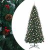vidaXL Albero di Natale Artificiale a Cerniera con Palline 400 cm