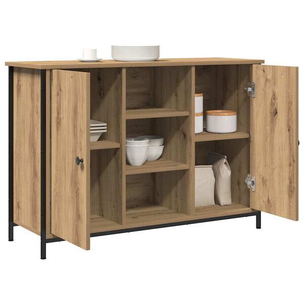 vidaXL Credenza Rovere artigianale 100 x 35 x 70 cm