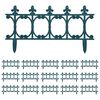 vidaXL Bordature per Prato 16 pz Verde 10 m in PP