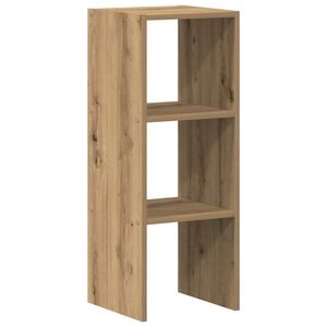 vidaXL Libreria Impilabili Rovere Artigianale 30x30x80 cm Truciolato