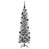 vidaXL Albero di Natale artificiale con 150 LED Bianco 150 cm