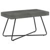 vidaXL panchina Grigio Scuro 80 x 40 x 45 cm Velluto